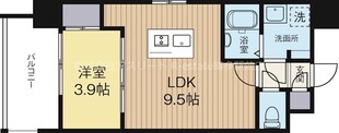 西鉄平尾駅 徒歩6分 5階の物件間取画像